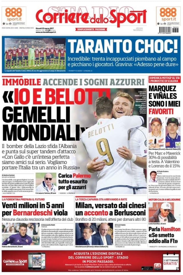 Corriere Dello Sport 23 Marzo 2017