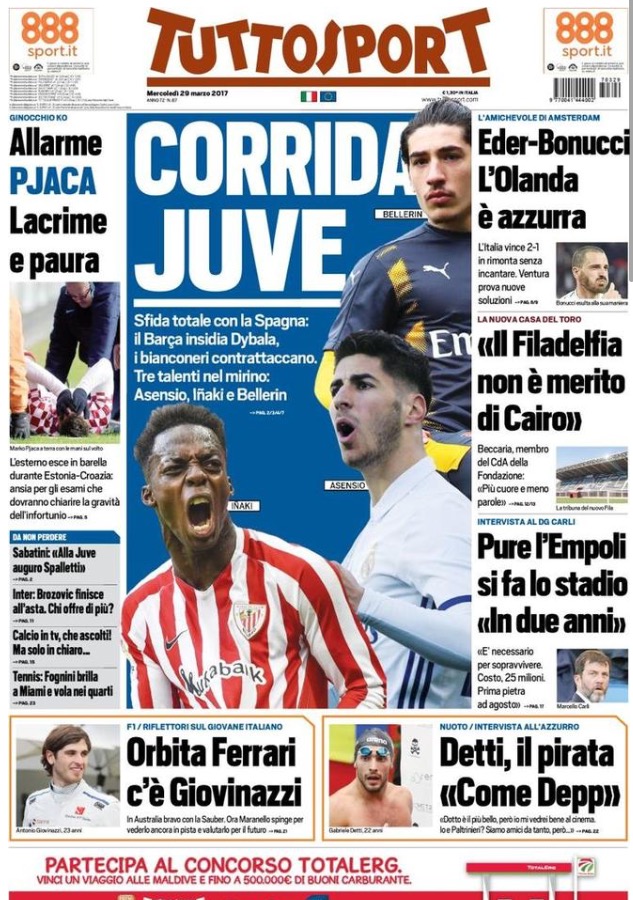 TuttoSport - 29 Marzo 2017