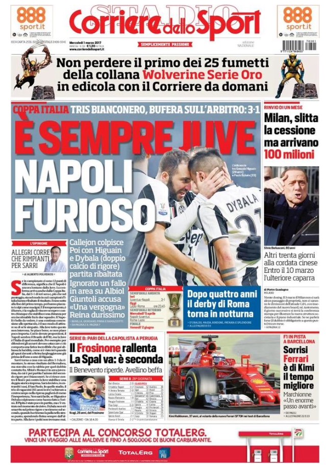 Corriere Dello Sport 1 Marzo 2017