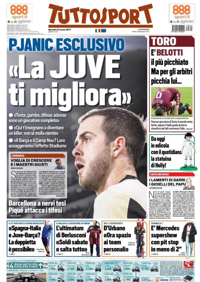 TuttoSport 21 Marzo 2017