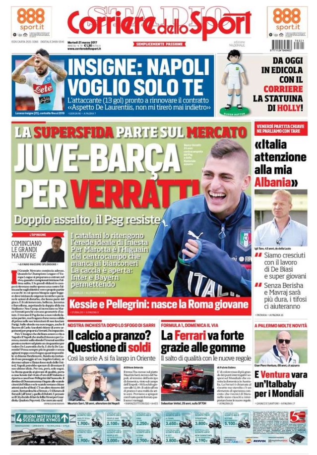 Corriere Dello Sport 21 Marzo 2017