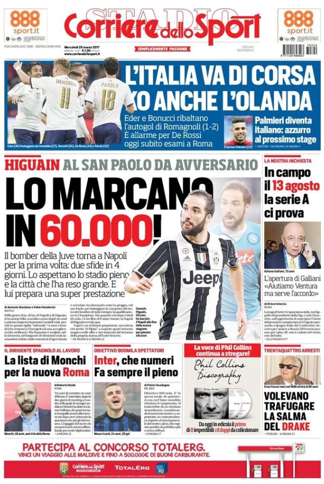 Corriere Dello Sport - 29 Marzo 2017