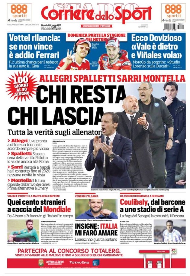 Corriere Dello Sport 22 Marzo 2017