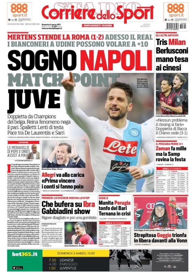 Corriere Dello Sport 5 Marzo 2017