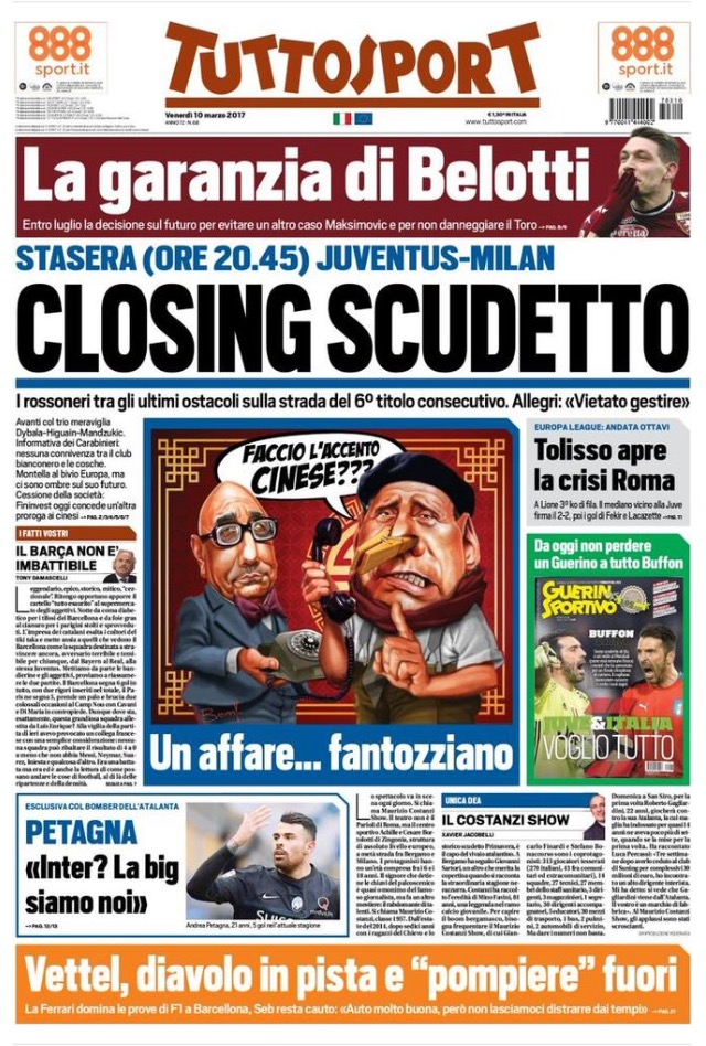 TuttoSport 10 Marzo 2017