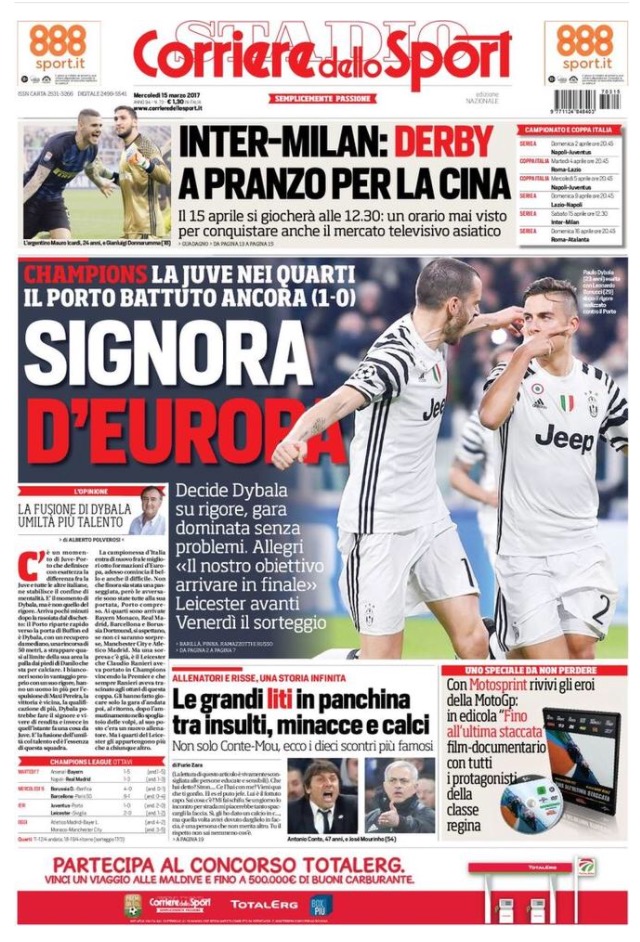Corriere Dello Sport 15 Marzo 2017
