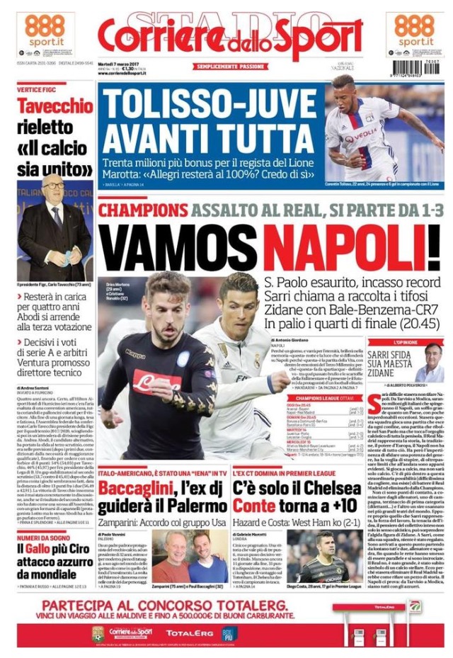 Corriere Dello Sport 7 Marzo 2017
