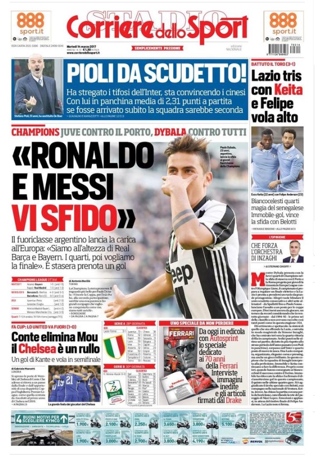 Corriere Dello Sport 14 Marzo 2017