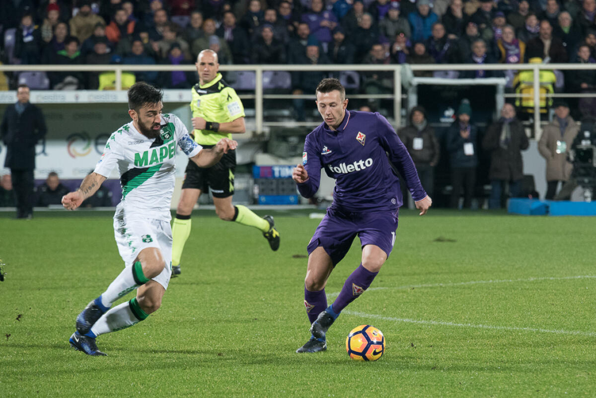 Bernardeschi: "Ho un infortunio raro, ma voglio giocare. Mi ispiro a Cristiano Ronaldo, perchè è diventato cosi forte grazie al lavoro" - Firenze, stadio Artemio Franchi, 12.12.2016, Fiorentina-Sassuolo, Foto Fiorenzo Sernacchioli. Copyright Labaroviola.com