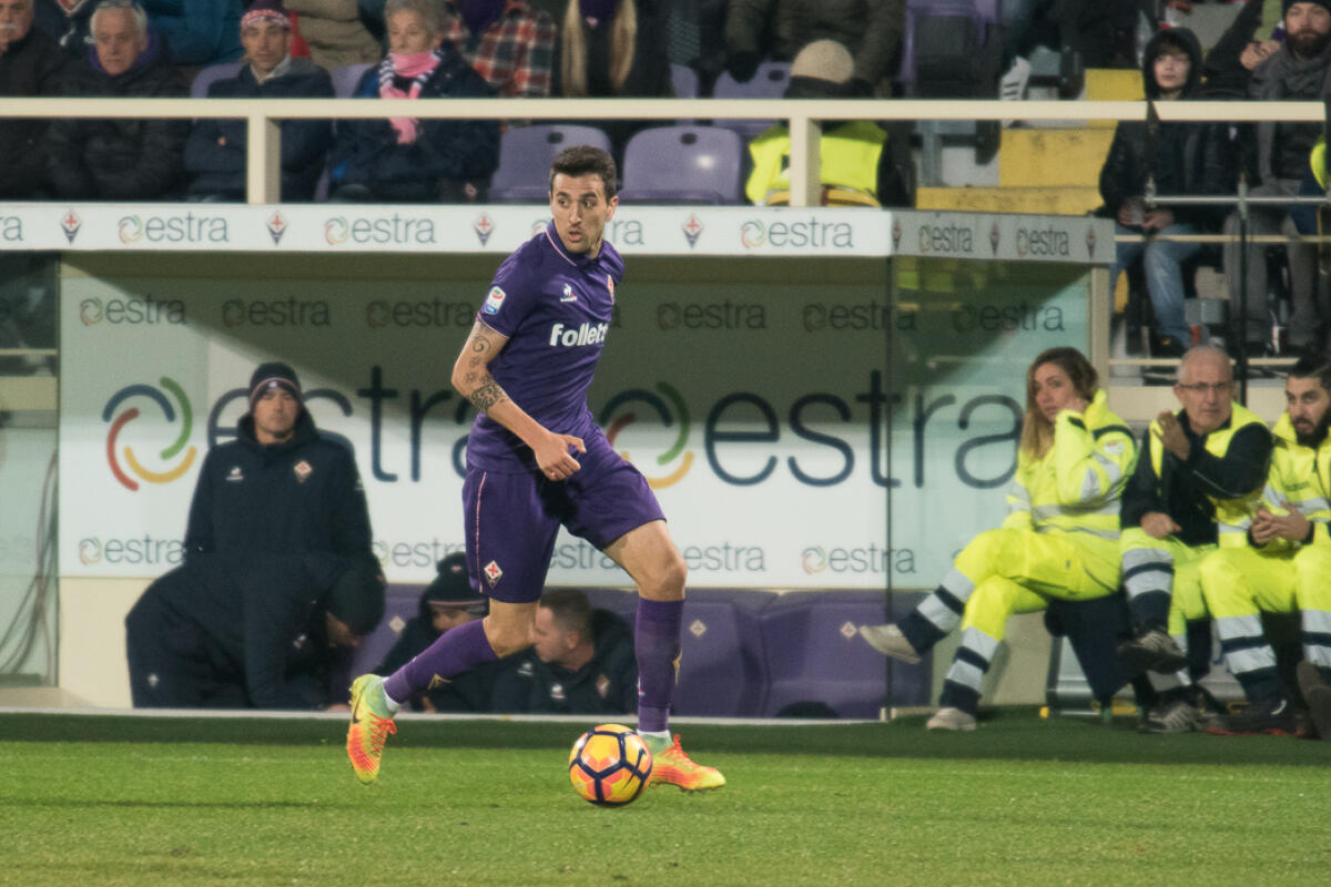 Una Fiorentina a due facce chiude la prima frazione in svantaggio contro l'Inter - Firenze, stadio Artemio Franchi, 12.12.2016, Fiorentina-Sassuolo, Foto Fiorenzo Sernacchioli. Copyright Labaroviola.com