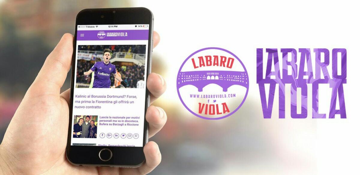 È finalmente uscita l'app di Labaroviola, disponibile sia per Apple che per Android - 