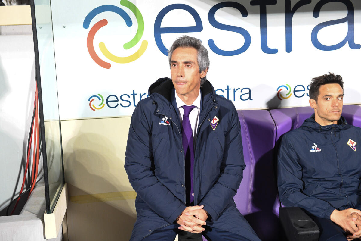 Corriere Fiorentino: la strana notte di Paulo Sousa - Firenze, stadio Artemio Franchi, 22.04.2017, Fiorentina-Inter, Foto Fiorenzo Sernacchioli. Copyright Labaroviola.com