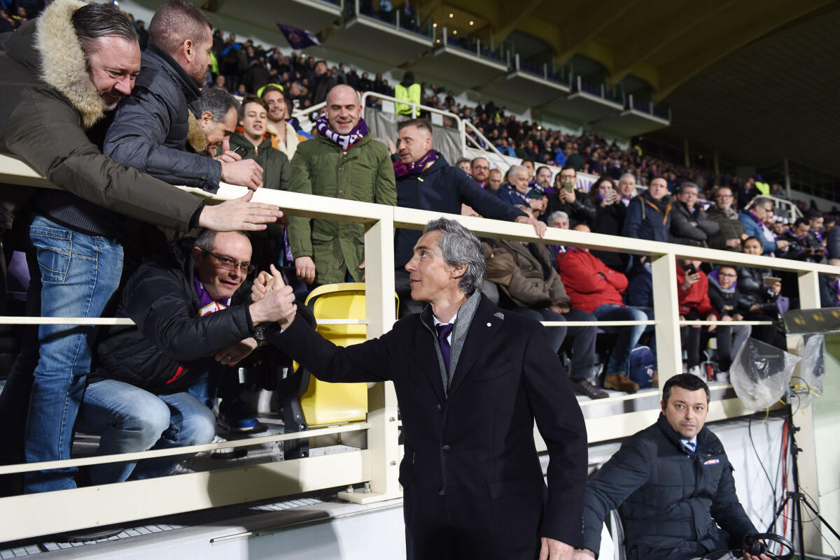PAULO SOUSA DA APPLAUSI. E ORA LA SOCIETÀ È ALLE STRETTE. LO SCENARIO... - Firenze, stadio Artemio Franchi, 23.02.2017, Fiorentina-Borussia, Foto Fiorenzo Sernacchioli. Copyright Labaroviola.com