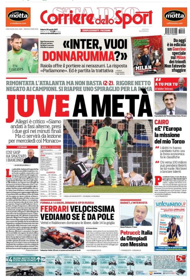 Corriere Dello Sport 29 Aprile 2017