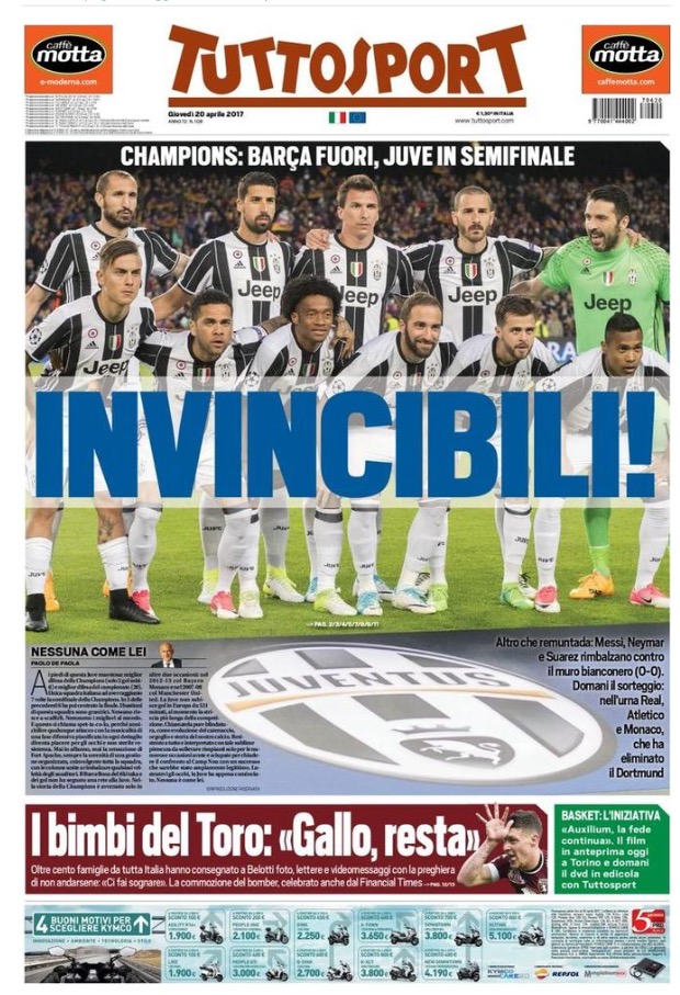 TuttoSport 20 Aprile 2017