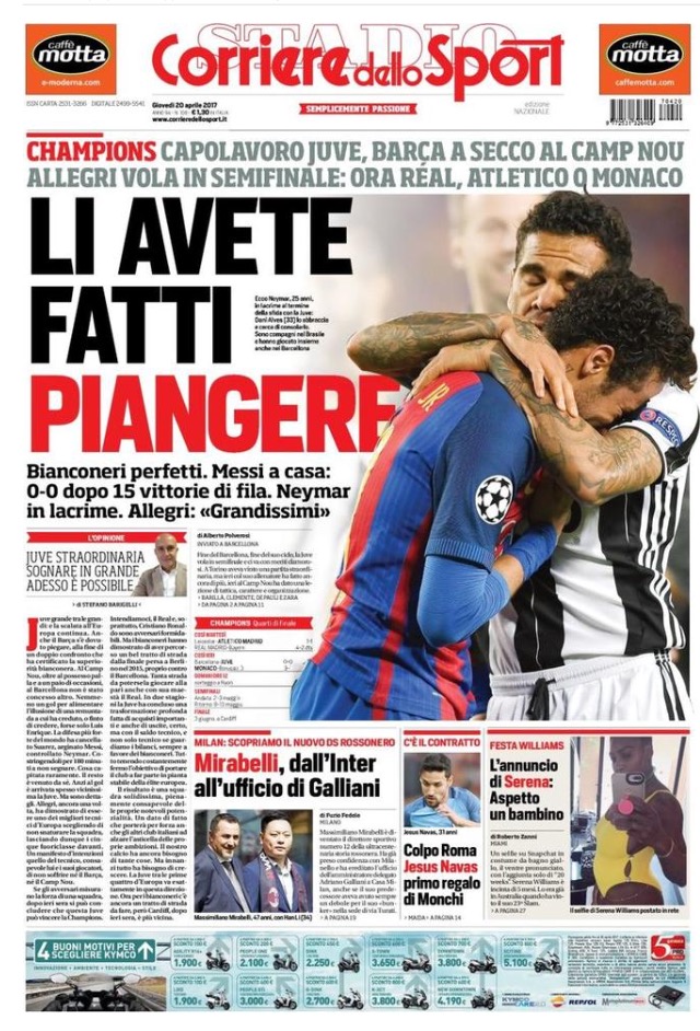 Corriere Dello Sport 20 Aprile 2017