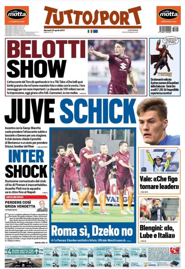 TuttoSport 25 Aprile 2017