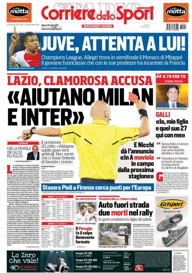 Corriere Dello Sport 22 Aprile 2017
