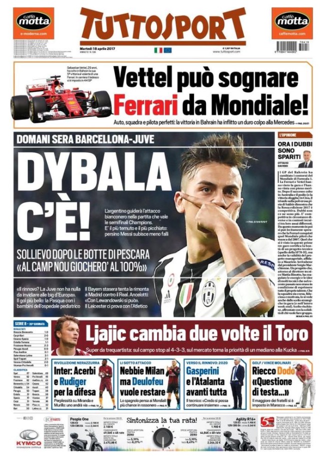 TuttoSport 18 Aprile 2017