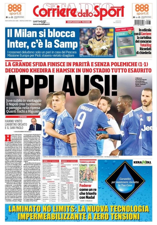 Corriere Dello Sport 3 Aprile 2017