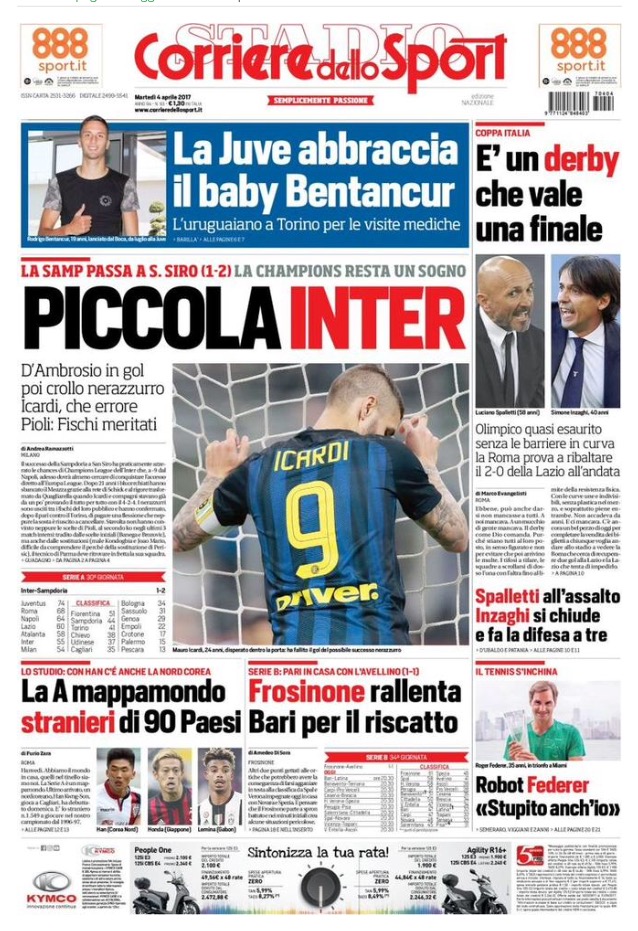 Corriere Dello Sport 4 Aprile 2017