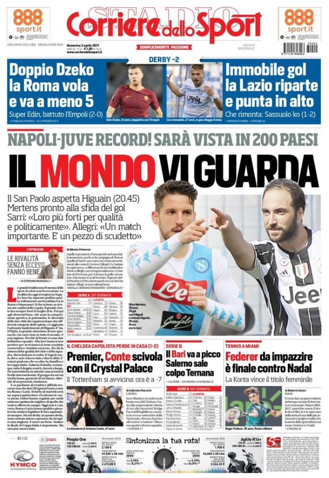 Corriere Dello Sport 2 Aprile 2017