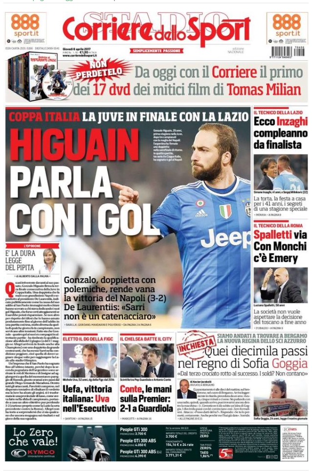 Corriere Dello Sport 6 Aprile 2017