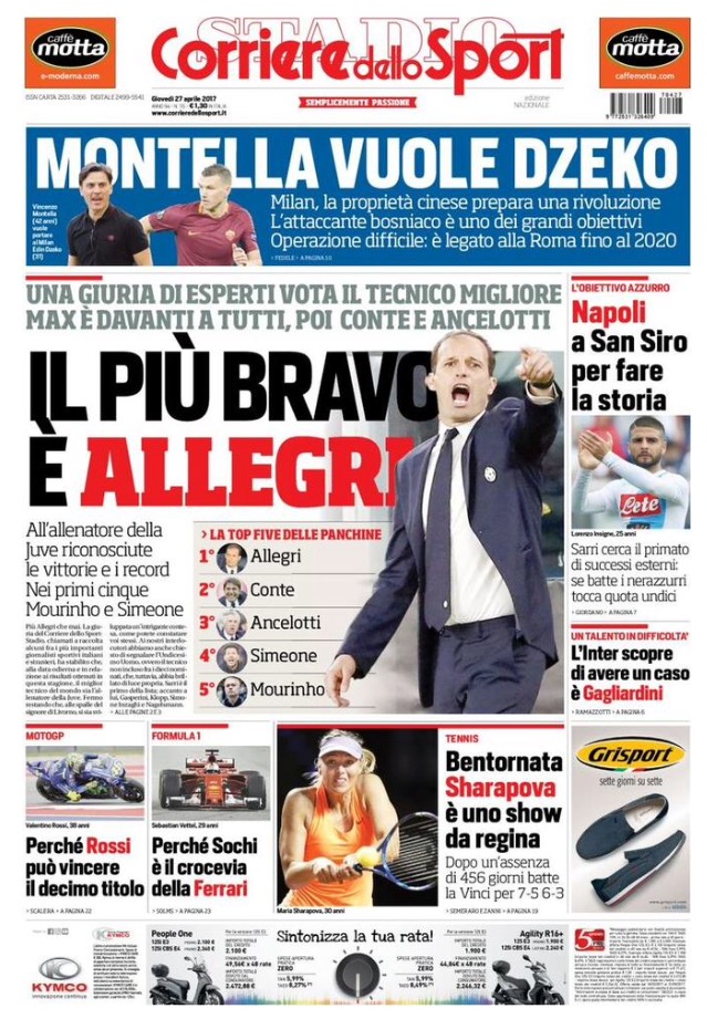 Corriere Dello Sport 27 Aprile 2017