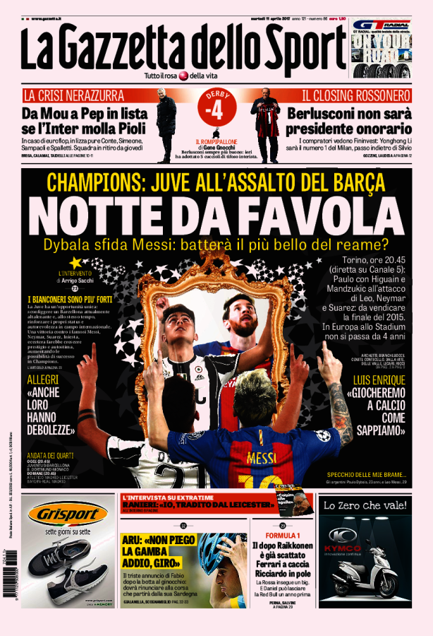 Gazzetta Dello Sport 11 Aprile 2017