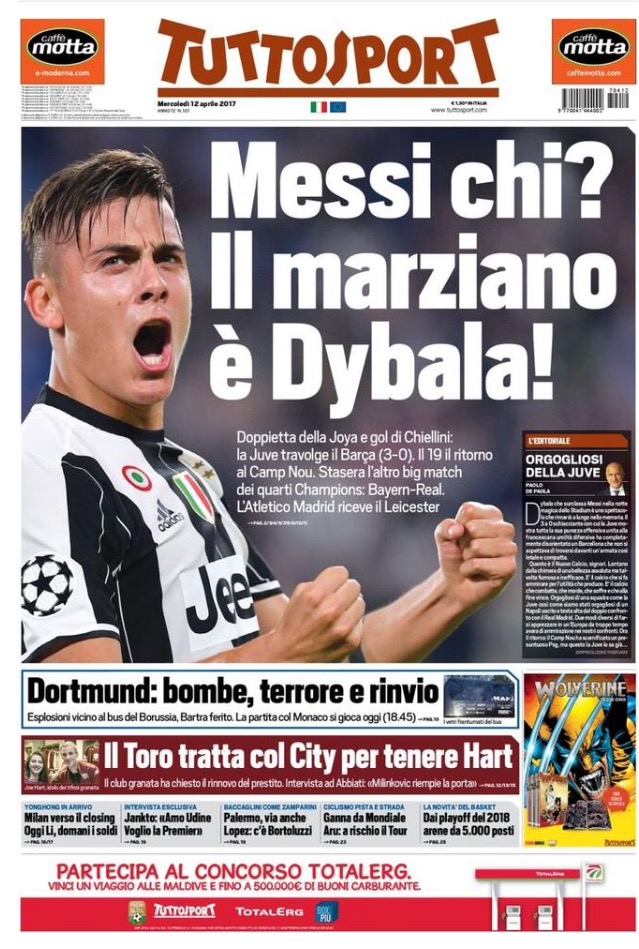 TuttoSport 12 Aprile 2017