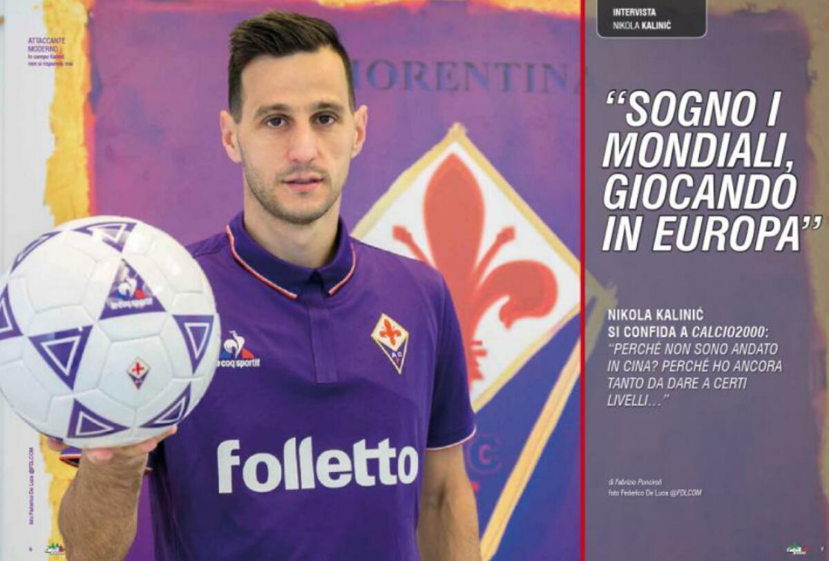Kalinic: "Giocare con la Fiorentina mi ha emozionato. Troppa pressione su Bernardeschi. Paulo Sousa..." - 