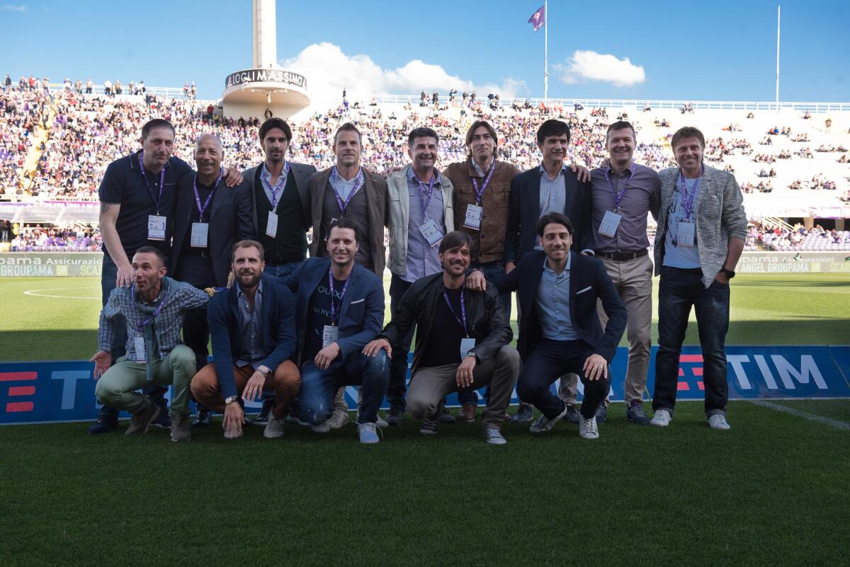 L'omaggio di Firenze e della Fiorentina ai ragazzi della C2. Tutte le foto della festa al Franchi - Firenze, stadio Artemio Franchi, 13.05.2017, Fiorentina-Lazio, Foto Fiorenzo Sernacchioli. Copyright Labaroviola.com