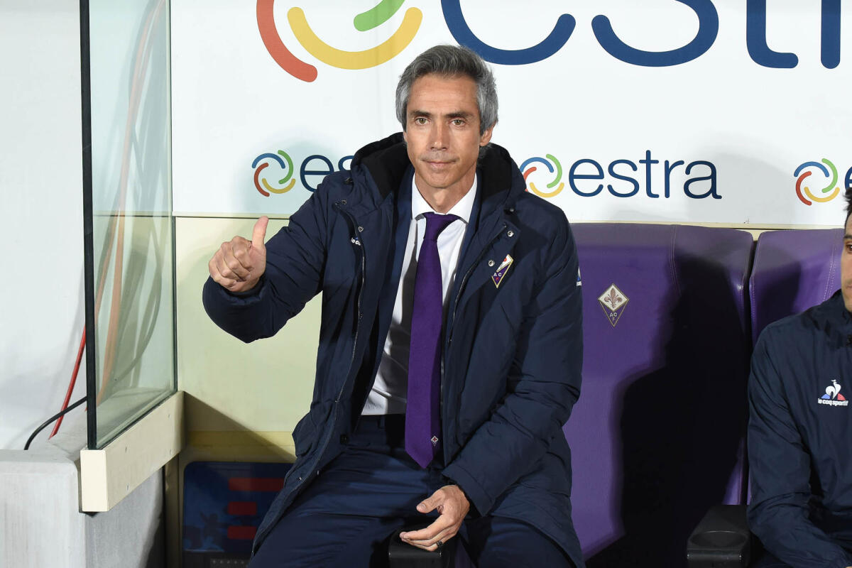 Sousa: "Bernardeschi fuori? In certi momenti altri giocatori mi davano più garanzie. Sono tranquillo, i tifosi..." - Firenze, stadio Artemio Franchi, 22.04.2017, Fiorentina-Inter, Foto Fiorenzo Sernacchioli. Copyright Labaroviola.com