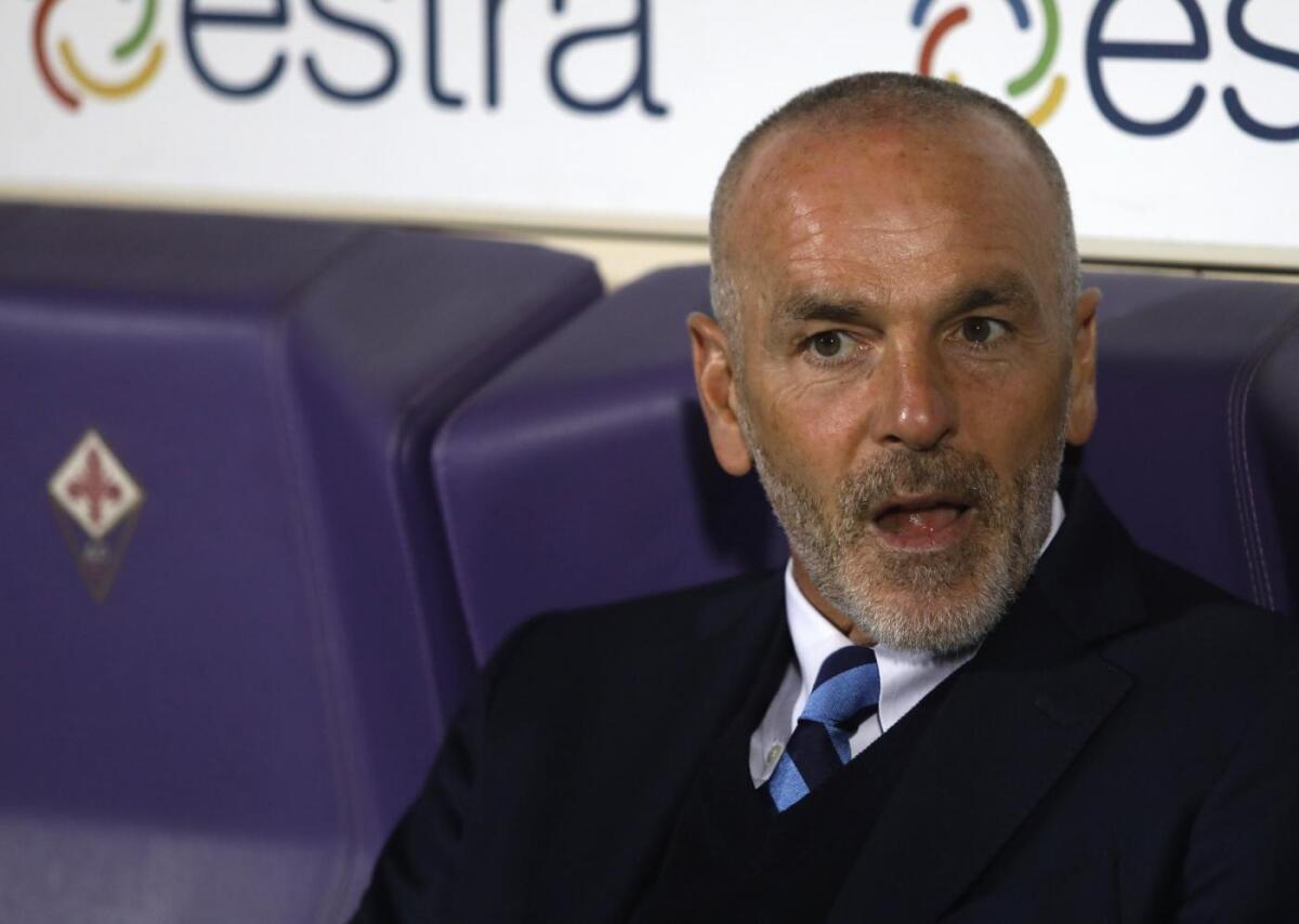 La Nazione: Pioli più completo e c'è il sorpasso su Di Francesco - Foto LaPresse/Marco Bucco
22/04/2017 Firenze (Italia) 
Sport Calcio 
Fiorentina vs Inter - Campionato italiano di calcio Serie A TIM 2016/2017 - Stadio "Artemio Franchi" 
Nella foto: l'allenatore dell'Inter Stefano Pioli

Photo La
