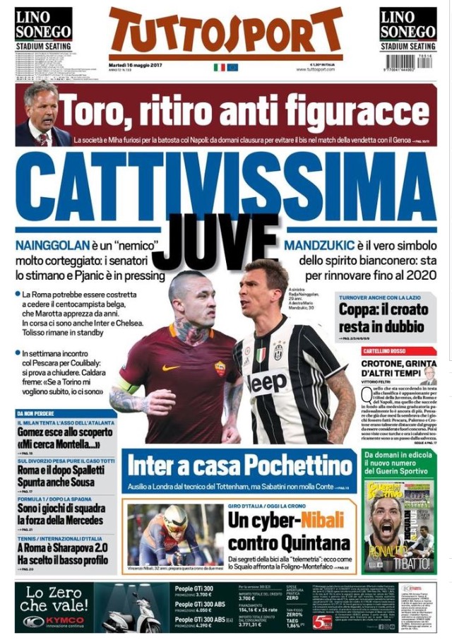 TuttoSport 16 Maggio 2017