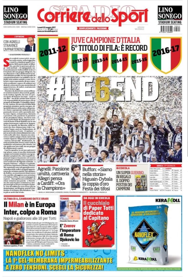 Corriere Dello Sport 22 Maggio 2017