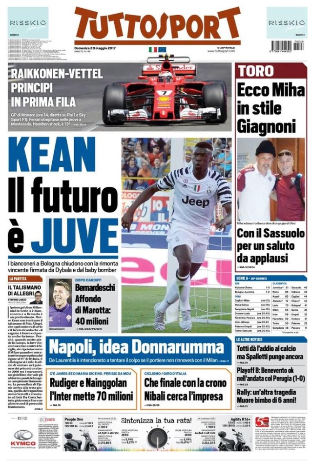 TuttoSport 28 Maggio 2017