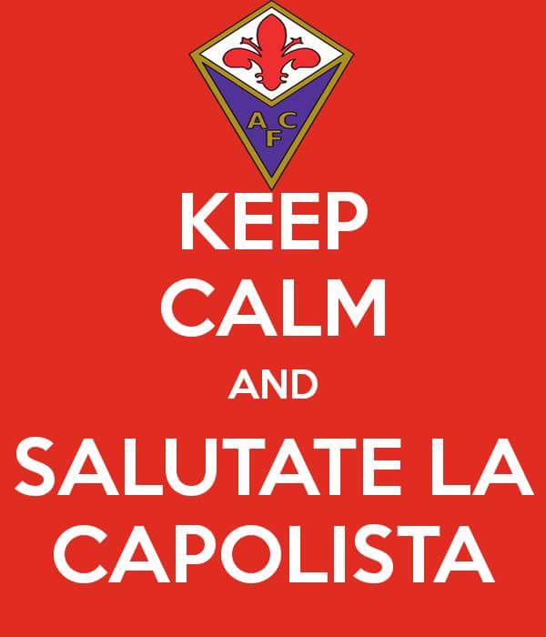 La Fiorentina era prima in classifica e i tifosi su Facebook festaggiavano cosi