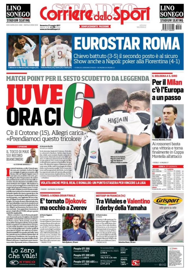 Corriere Dello Sport 21 Maggio 2017