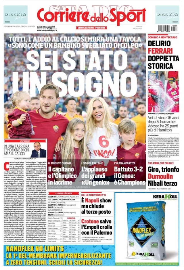 Corriere Dello Sport 29 Maggio 2017