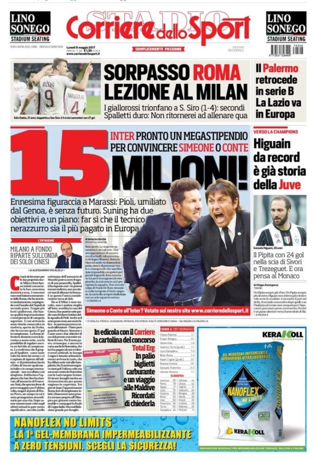 Corriere Dello Sport 8 Maggio 2017