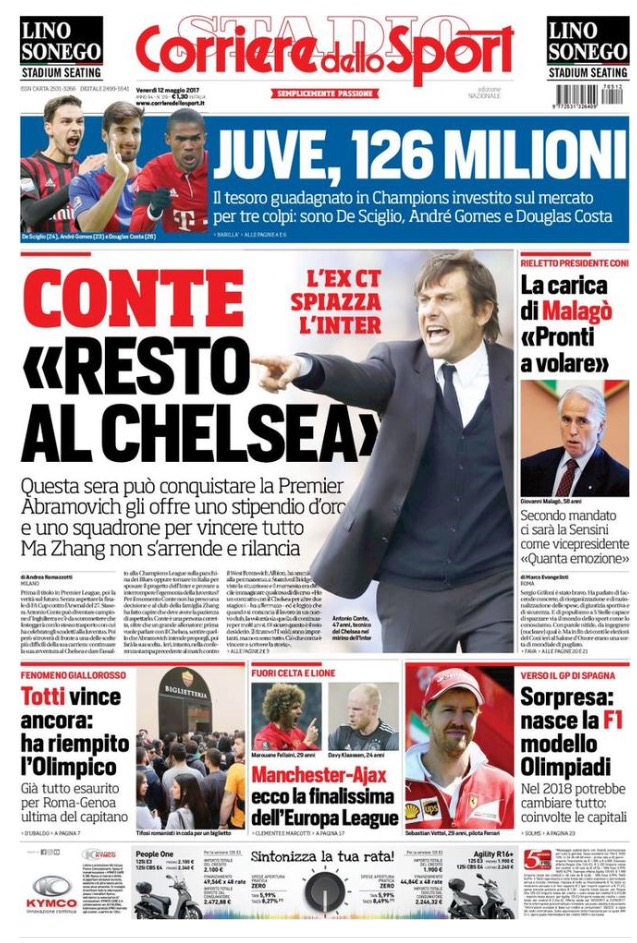 Corriere Dello Sport 12 Maggio 2017