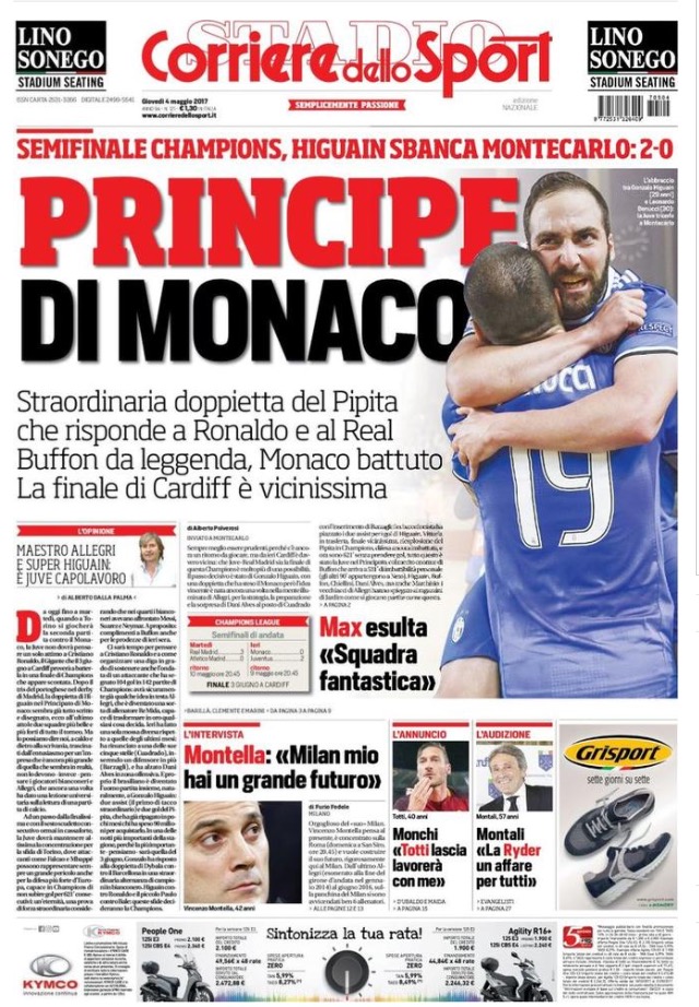 Corriere Dello Sport 4 Maggio 2017