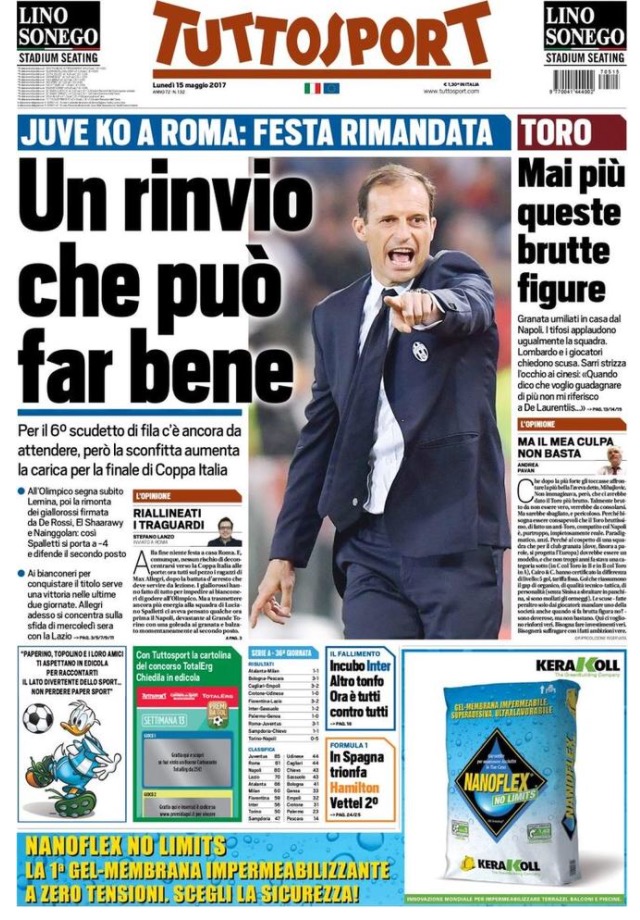 TuttoSport 15 Maggio 2017