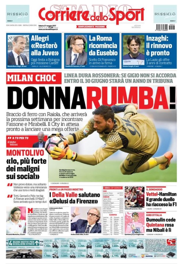 Corriere Dello Sport 27 Maggio 2017