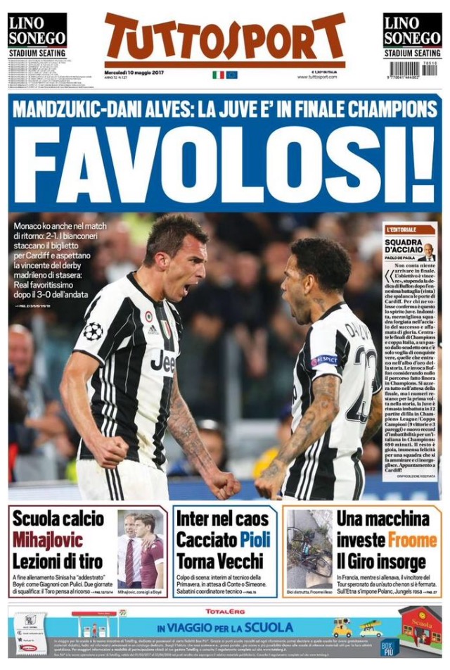 TuttoSport 10 Maggio 2017