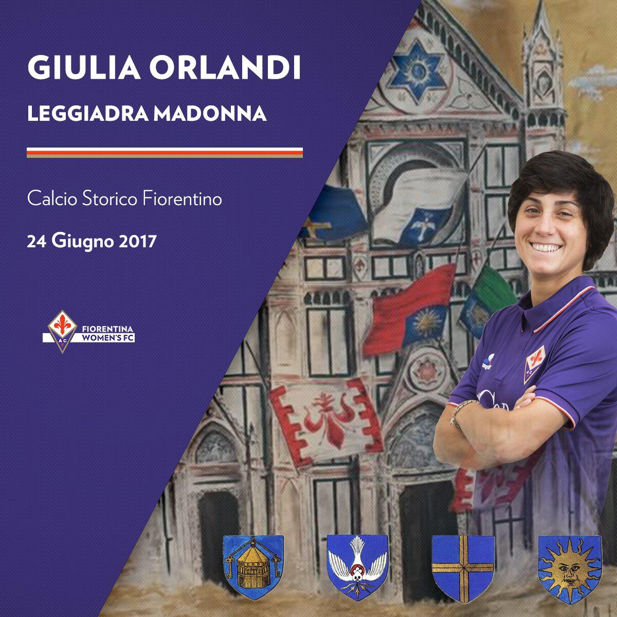 Giulia Orlandi nominata Leggiadra Madonna del Calcio Storico Fiorentino - 