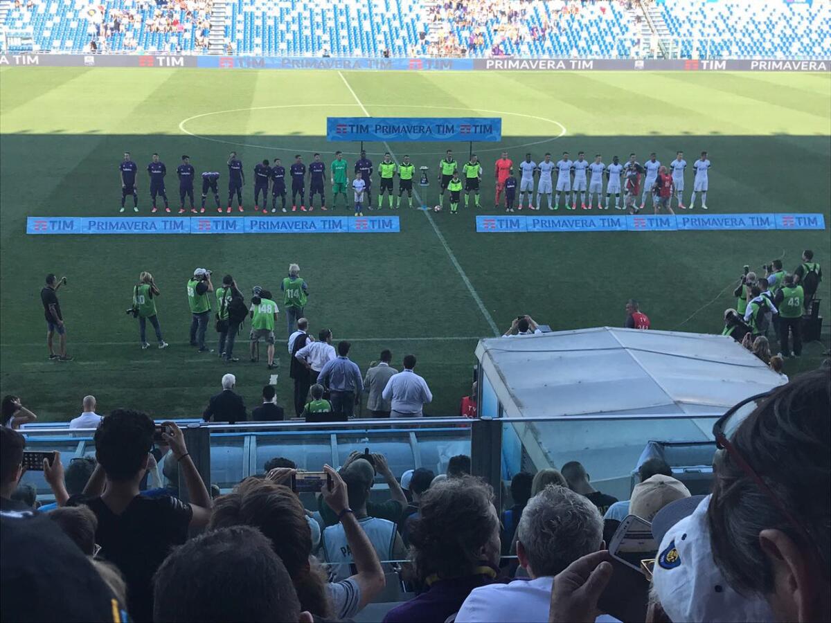 Finale Scudetto Primavera: Inter in vantaggio al 18', buona viola punita per una disattenzione... - 