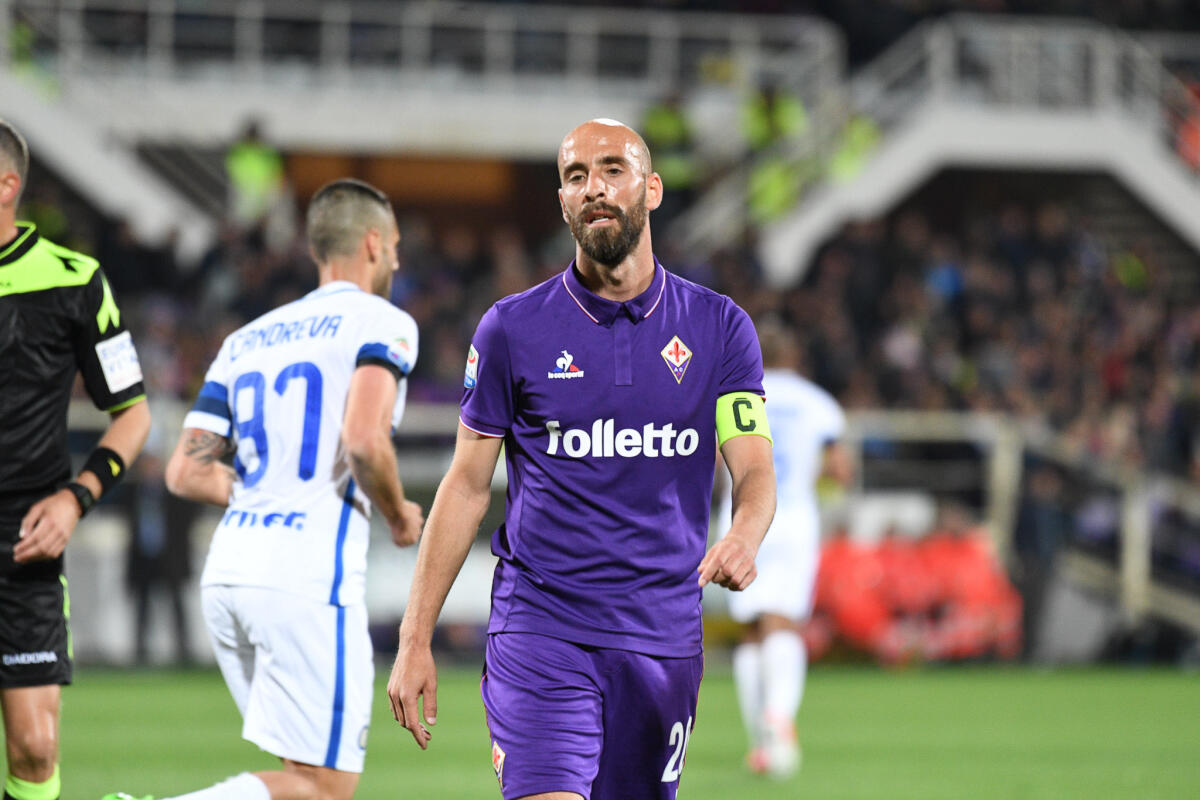 Borja Valero vuole restare fino a fine carriera alla Fiorentina. La società ci pensa e valuta il contratto - Firenze, stadio Artemio Franchi, 22.04.2017, Fiorentina-Inter, Foto Fiorenzo Sernacchioli. Copyright Labaroviola.com