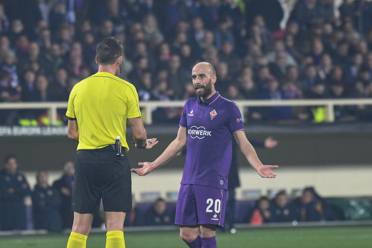 Tuttosport: "A professor Borja Valero le chiavi del centrocampo. L'Inter offre 5 mln, a 8 si può chiudere" - Firenze, stadio Artemio Franchi, 23.02.2017, Fiorentina-Borussia, Foto Fiorenzo Sernacchioli. Copyright Labaroviola.com